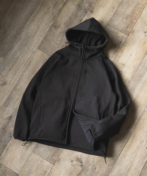 セール】ニットフリース Zip Up フードジャケット（その他アウター