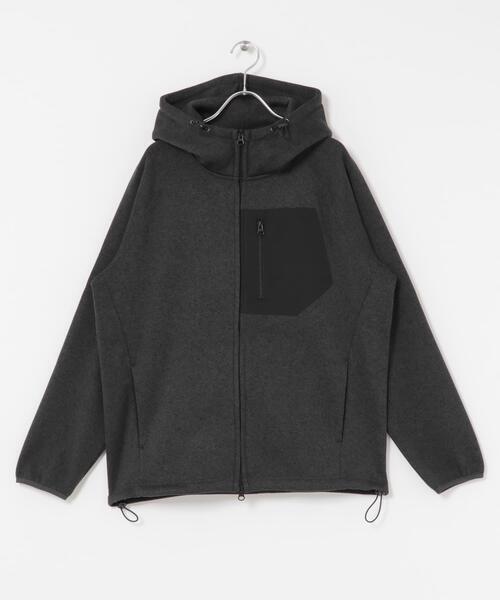 セール】ニットフリース Zip Up フードジャケット（その他アウター