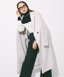 ICB（アイシービー）の「ウールカシミヤメルトン チェスターコート（チェスターコート）」