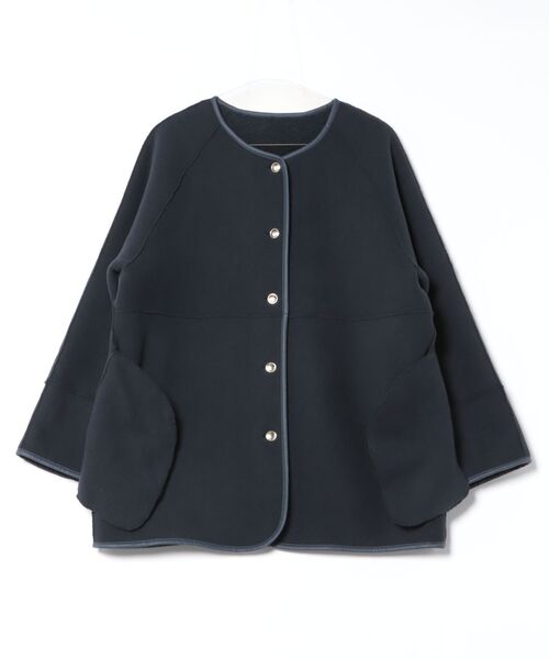 KATHARINE ROSS(キャサリンロス)の「【KATHARINE ROSS】リバーシブルボアコート(その他アウター・レディース・ネイビー/オフホワイト/ブラウン・FREE)」の15枚目の写真