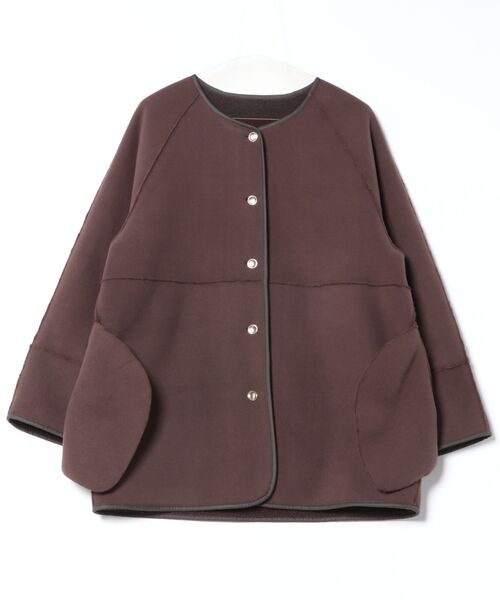KATHARINE ROSS(キャサリンロス)の「【KATHARINE ROSS】リバーシブルボアコート(その他アウター・レディース・ネイビー/オフホワイト/ブラウン・FREE)」の16枚目の写真