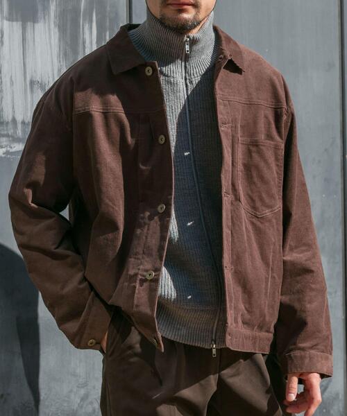 XLサイズあり』リラックスコーデュロイブルゾン（ブルゾン）｜URBAN
