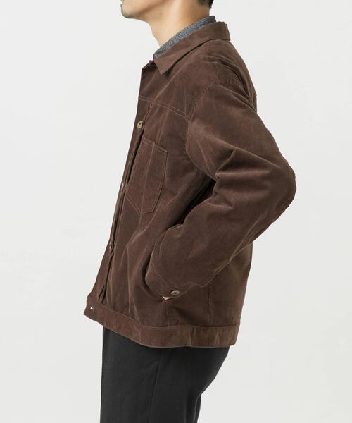 セール】『XLサイズあり』リラックスコーデュロイブルゾン（ブルゾン