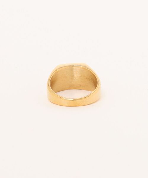 TUWAKRIM(トゥワクリム)の「【TUWAKRIM】シグネットring(リング・レディース・ゴールド・X-LARGE/LARGE/XX-LARGE)」の2枚目の写真