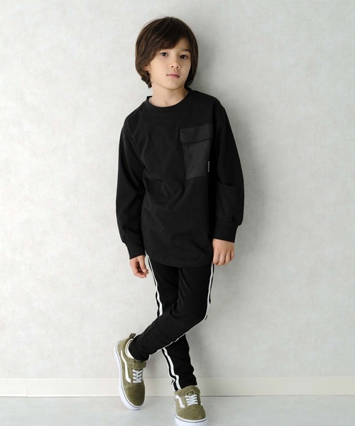 SHISKY（シスキー）の「ラインストレッチスムーススキニーパンツ キッズ ベビー（その他パンツ・キッズ・ブラック系その他/ブラック・80/90/95/100/110/120/130/140/150/160）」の10枚目の写真