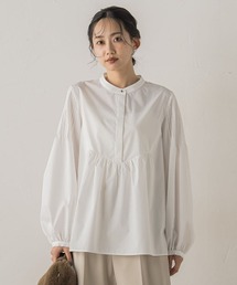 フェザーチュールモールブラウス≪手洗い可能≫（シャツ/ブラウス