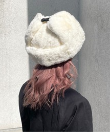 HIKA（ヒカ）の「【HIKA】ファーフライトCAP（キャップ・メンズ）」