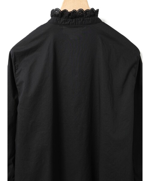 MidiUmi（ミディウミ）の「MidiUmi ピンタックレースシャツ（シャツ/ブラウス・レディース・オフホワイト/ブラック/アイボリー・FREE）」の21枚目の写真