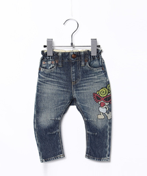 HYSTERIC MINI | BABY ハイパワーストレッチ インディゴニット10分丈デニムパンツ(デニムパンツ)