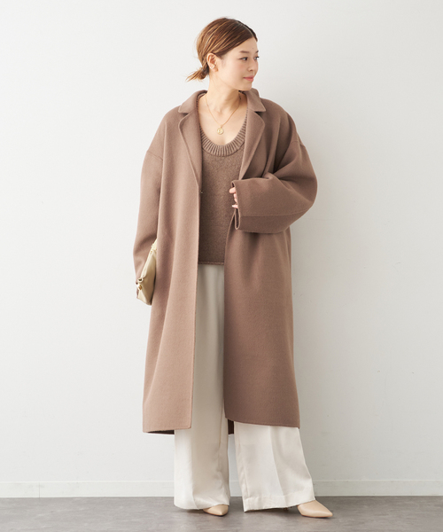 ウールアンゴラ リバーコート（チェスターコート）｜Deuxieme Classe