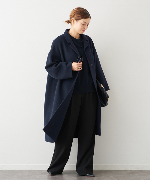 ウールアンゴラ リバーコート（チェスターコート）｜Deuxieme Classe