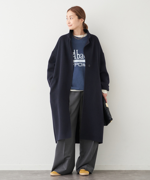 Deuxieme Classe ウールアンゴラ　リバーコート ウールアンゴラ リバーコート（チェスターコート）｜Deuxieme Classe