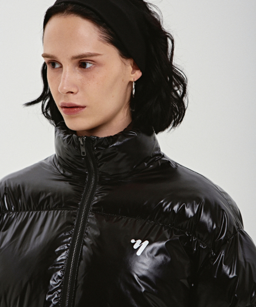 NICK&NICOLE(ニックアンドニコール)の「SHINE CROP PUFFER PADDING_BLACK(ダウンジャケット/コート・レディース・その他・FREE)」の2枚目の写真