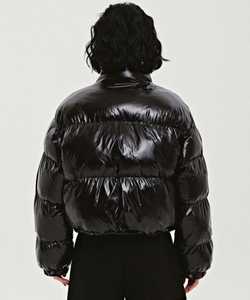 NICK&NICOLE(ニックアンドニコール)の「SHINE CROP PUFFER PADDING_BLACK(ダウンジャケット/コート・レディース・その他・FREE)」の3枚目の写真