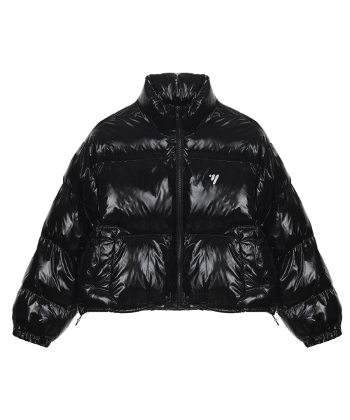 NICK&NICOLE(ニックアンドニコール)の「SHINE CROP PUFFER PADDING_BLACK(ダウンジャケット/コート・レディース・その他・FREE)」の4枚目の写真