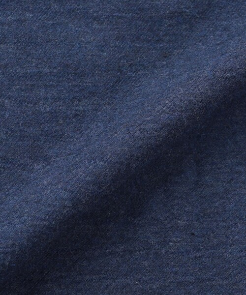 MACKINTOSH LONDON(マッキントッシュ ロンドン)の「【WEB・一部店舗限定】メランジフランネル釦ダウンシャツ(シャツ/ブラウス・メンズ・ブルー系その他4/ネイビー/ホワイト系その他・M/L/XL)」の4枚目の写真