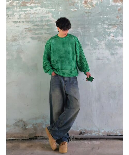 1993STUDIO(1993スタジオ)の「ヴィンテージワイドバルーンデニムパンツ_ブルー(デニムパンツ・レディース・その他・MEDIUM/LARGE)」の21枚目の写真