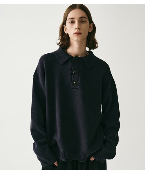 AVANDRESS(アバンドレス )の「Kamen Collar Knit BROWN(ニット/セーター・メンズ・ブラウン・SMALL/MEDIUM)」の3枚目の写真
