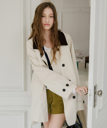 LETTER FROM MOON（レターフロムムーン）の「ジェインハーフトレンチコート（アイボリー）（トレンチコート）」