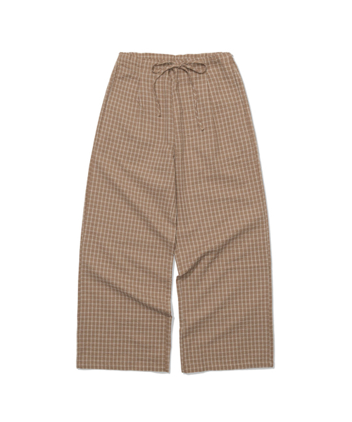 MOAA（モア）の「CHECKED LOUNGE PANTS (BEIGE)（その他パンツ・レディース・その他・SMALL/MEDIUM）」の2枚目の写真