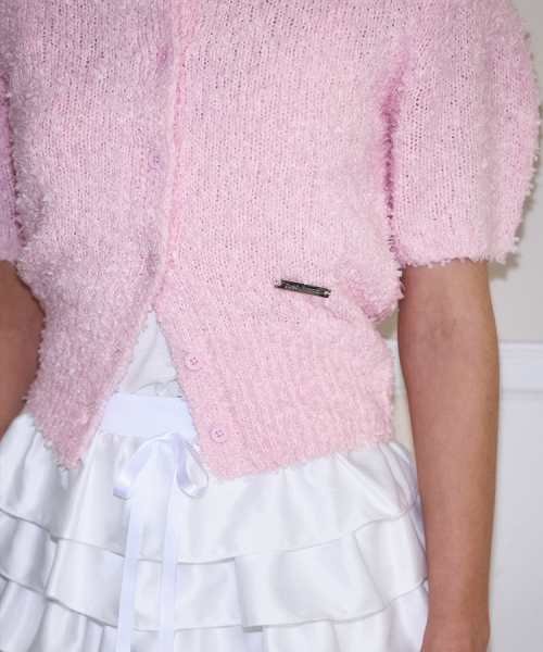 ROSEFRANTZ（ロゼフランツ）の「Puff Hairy Half Cardigan [Pink]（カーディガン/ボレロ・レディース・PINK・FREE）」の2枚目の写真