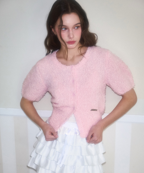 ROSEFRANTZ（ロゼフランツ）の「Puff Hairy Half Cardigan [Pink]（カーディガン/ボレロ・レディース・PINK・FREE）」の3枚目の写真