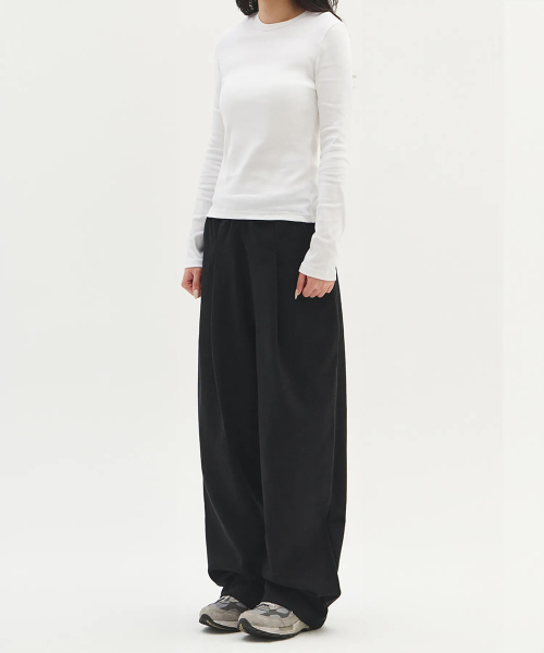 XERO（ゼロ）の「ディープワンタックスウェットパンツ[ブラック]（スウェットパンツ・メンズ・その他・MEDIUM/LARGE/X-LARGE/FREE/X-SMALL/SMALL）」の5枚目の写真