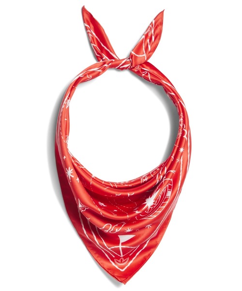 adidas（アディダス）の「adidas MR PIN&SCARF / アディダス ミスター ピン & スカーフ（バンダナ/スカーフ・メンズ・レッド・ONE SIZE）」の5枚目の写真