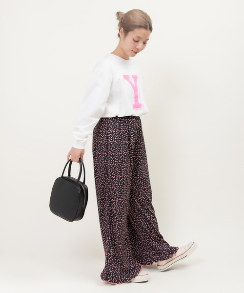 CHILD WOMAN（チャイルドウーマン）の「16/-空紡糸天竺 Yacht/ヨットロゴプリント ロンT（Tシャツ/カットソー・レディース・グレー/ホワイト・FREE）」の17枚目の写真