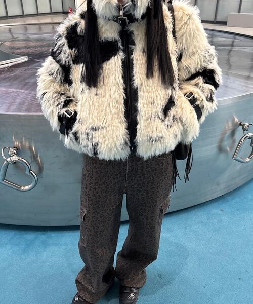 CRANK(クランク)の「レオパードカーゴパンツ_ブラウン(その他パンツ・レディース・その他・SMALL/MEDIUM)」の7枚目の写真