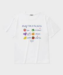 Fallett | フルーツバスケット 半袖Tシャツ ホワイト(Tシャツ/カットソー)
