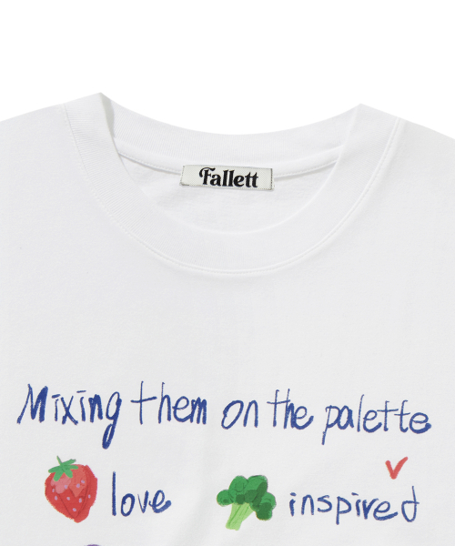 Fallett(ファレット)の「フルーツバスケット 半袖Tシャツ ホワイト(Tシャツ/カットソー・レディース・その他・LARGE)」の3枚目の写真