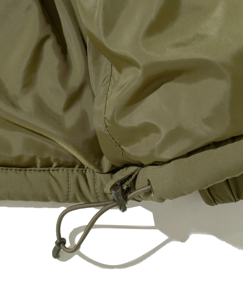 PHYPS MOTORCYCLE(フィップスモーターサイクル)の「Quilting Collarless Jacket Khaki(ダウンジャケット/コート・レディース・その他・SMALL/MEDIUM/LARGE/X-LARGE)」の7枚目の写真