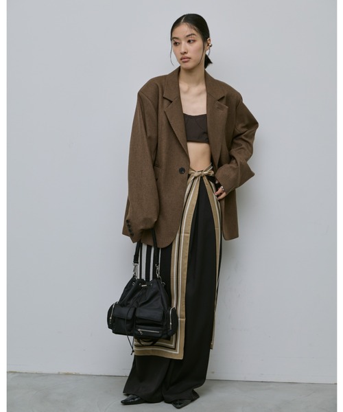 AIC.（エーアイシー）の「2WAYアウトポケットナイロンバック（ショルダーバッグ・レディース・ブラック/アイボリー・FREE）」の19枚目の写真