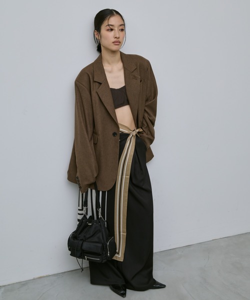 AIC.（エーアイシー）の「2WAYアウトポケットナイロンバック（ショルダーバッグ・レディース・ブラック/アイボリー・FREE）」の21枚目の写真