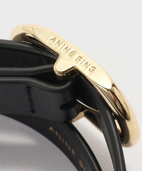 ANINE BING/アニン ビン】SMALL SIGNATURE LINK BELT（ベルト）｜Anine