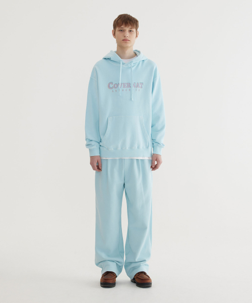 COVERNAT(カバーナット)の「アセンティックロゴダイングフードパーカー スカイブルー(パーカー・レディース・その他・SMALL/MEDIUM/LARGE/X-LARGE)」の4枚目の写真