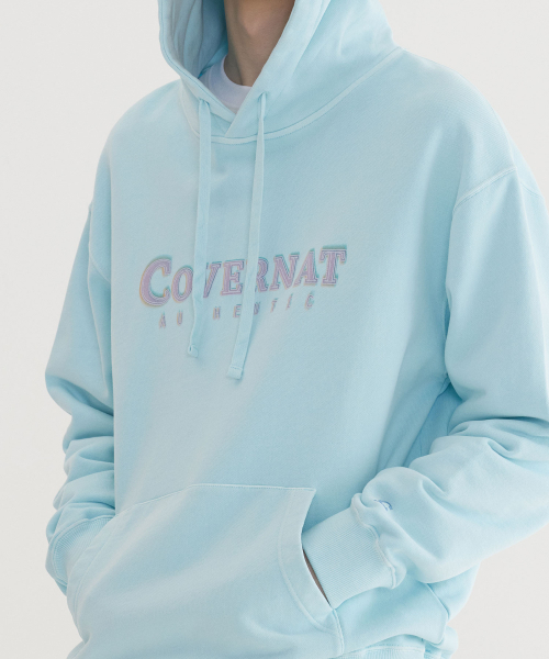 COVERNAT(カバーナット)の「アセンティックロゴダイングフードパーカー スカイブルー(パーカー・レディース・その他・SMALL/MEDIUM/LARGE/X-LARGE)」の7枚目の写真