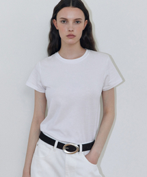 LADY VOLUME（レディーボリューム）の「ソフトウォッシュドTシャツ (ホワイト)（Tシャツ/カットソー）」
