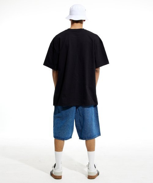 CREAM SODA LAB(クリームソーダラボ)の「リバースUSAオーバーサイズヘビーウェイトポケット半袖Tシャツブラック(Tシャツ/カットソー・レディース・その他・MEDIUM/LARGE/X-LARGE)」の6枚目の写真