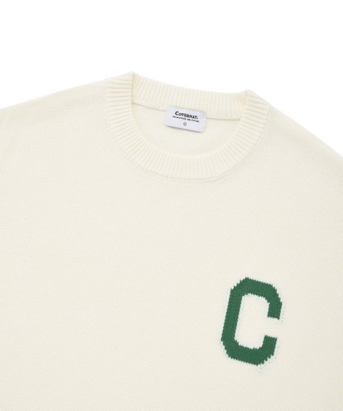 COVERNAT(カバーナット)の「Cロゴクルーネックニットアイボリー(ニット/セーター・レディース・その他・LARGE/MEDIUM/SMALL/X-LARGE)」の3枚目の写真