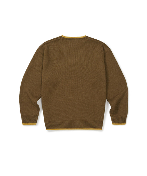 MMLG（エムエムエルジー）の「[Mmlg] MIX PULLOVER KNIT (BROWN)（ニット/セーター・レディース・その他・LARGE/SMALL/MEDIUM/X-LARGE）」の2枚目の写真