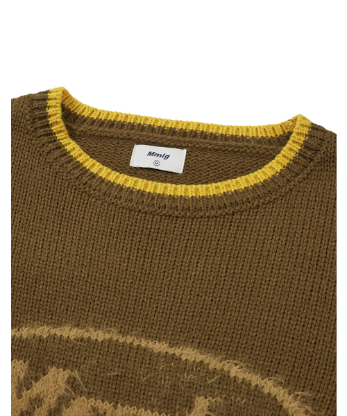 MMLG（エムエムエルジー）の「[Mmlg] MIX PULLOVER KNIT (BROWN)（ニット/セーター・レディース・その他・LARGE/SMALL/MEDIUM/X-LARGE）」の3枚目の写真