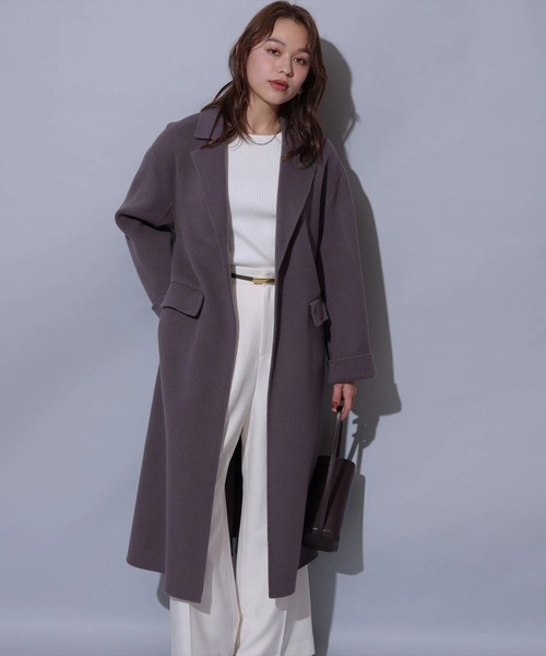 Arpege story(アルページュストーリー)の「ベルト付きタックワイドパンツ(その他パンツ・レディース・チャコールグレー/オフホワイト/ミント・1/2)」の17枚目の写真