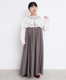 アトリエドゥサボン セットアップ　ワンピース　ニコアンド パーリッシィ l'atelier du savon（アトリエドサボン）の「TRプリーツタックノースリ