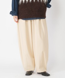 studio CLIP | タックギャザーワイドパンツ[プチサイズあり](その他パンツ)