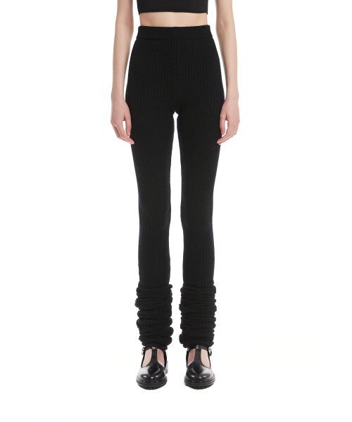 TRUNK PROJECT(トランクプロジェクト)の「Black Knit Leggings(その他パンツ・レディース・ブラック・SMALL/X-SMALL)」の1枚目の写真