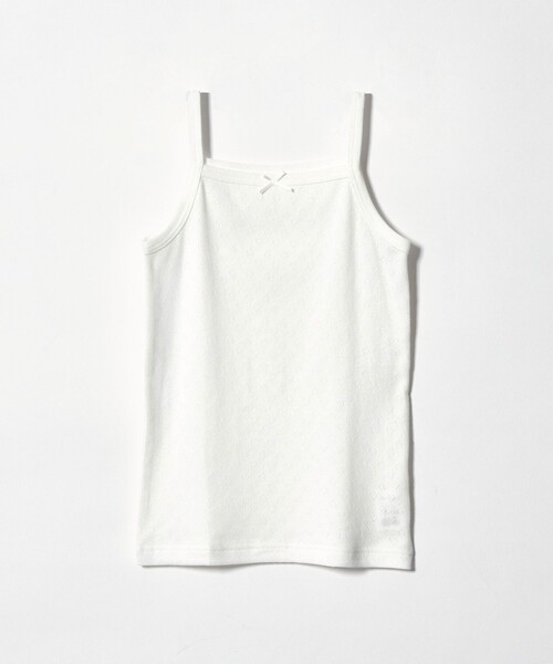 green label relaxing（グリーンレーベルリラクシング）の「＜Combi mini＞キャミソール  / キッズ  110cm-130cm（キャミソール・キッズ・オフホワイト・110cm/130cm/120cm）」の2枚目の写真
