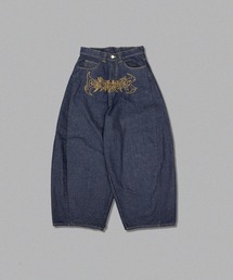 centimeter（センチメーター）の「Tribal logo balloon baggy pants（デニムパンツ）」