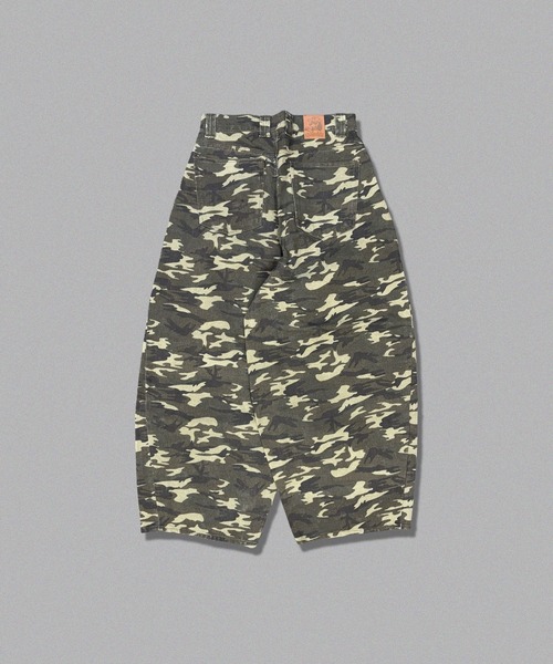 centimeter（センチメーター）の「Tribal logo balloon baggy pants（デニムパンツ・メンズ・グリーン系カモフラージュ/インディゴブルー/ブラック・MEDIUM/LARGE）」の14枚目の写真